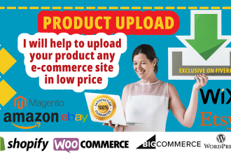 add product upload product or product listing to woocommerce shopify store
