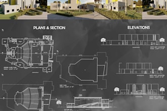 create architectural sheets and posters