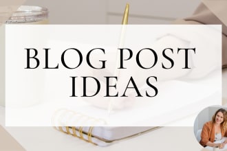 do a blog topic research and come up with blog ideas