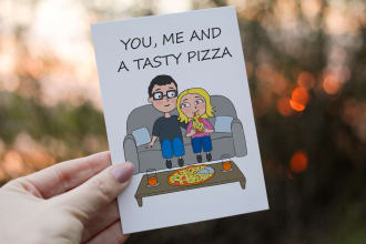 draw a cute portrait  or mini comics for you or your family