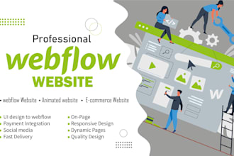 design, clone webflow website expert, webflow landing page developer with figma