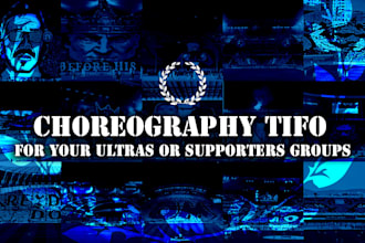 make choreography tifo for your ultras or supporters groups