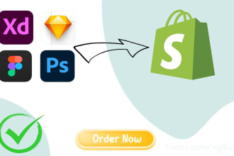 convert psd, figma, html to shopify liquid template