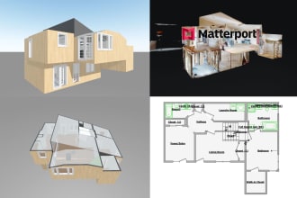 create floorplan from matterport link or any virtual tours