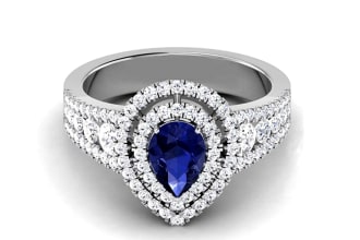 create cad printable 3d jewelry design with HD renderings