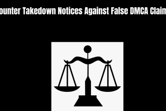 send counter takedown notices against false dmca claims