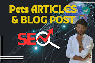 write SEO optimized blog posts or articles for your website