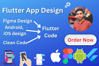 convert figma design to flutter code providing a clean code for your flutter app