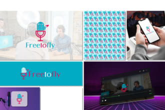 design a unique broadcast or radio logo with express delivery