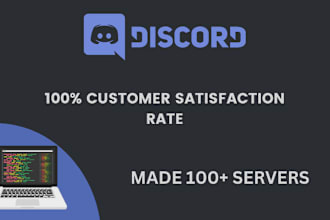 make a professional custom discord server