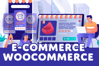 design and develop a responsive ecommerce website with woocommerce