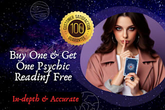 give one psychic reading free with the purchase