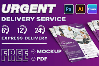 design professional flyers, brochures, post cards quickly