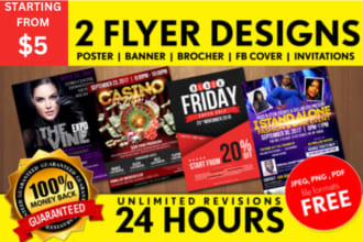 design proffesional corporate flyer