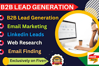do b2b lead generation linkedin leads email list and business leads expert