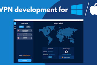 develop VPN app for windows and macos