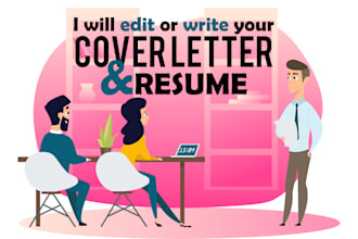 write or edit your cover letter and resume