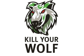 make an excellent wolf logo design for you