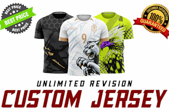 design stunning custom esports jerseys and sports kits