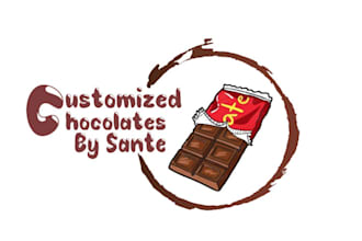 develop the best most distinctive chocolate logo possible