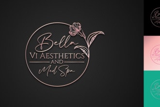 make a perfect author or feminine logo with a branding guide