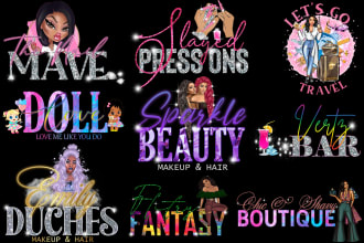 do kids fashion,boutique,eyelashes,beauty salon,spa,lips,nail,or clothing logo