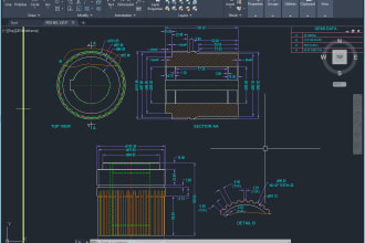 do 3d model and 2d drawing in solidworks, inventor, autocad