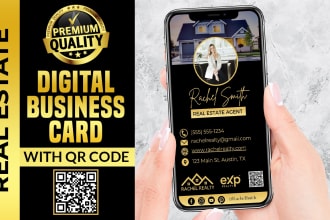do clickable digital business card for real estate, realtor