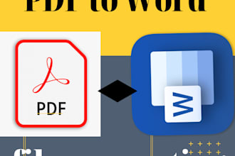 convert PDF to word, word to PDF