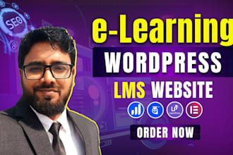 create elearning wordpress website with tutor lms learndash