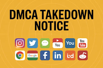 delete,remove,takedown facebook instagram tiktok reddit telegram under dmca