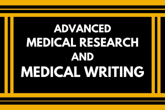 assist with advanced medical research and medical writing