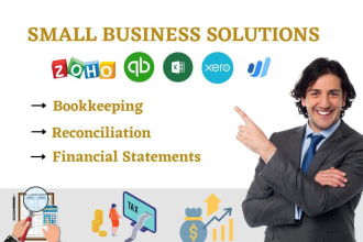 do bookkeeping, reconciliation, and financial statements for small businesses
