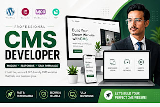 build a responsive wordpress website with elementor