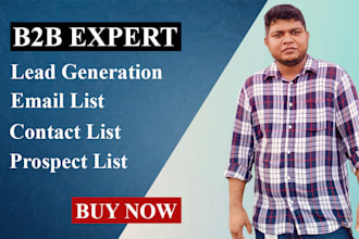 targeted b2b lead generation verified email list or contacts