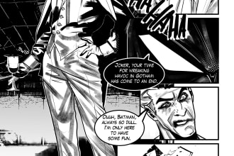 draw awesome comic page