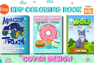 create activity book and cover for your amazon KDP