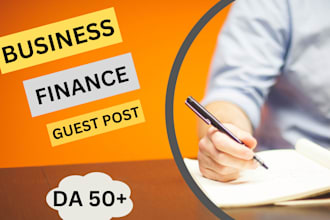 write and publish pure business and finance niche guest post
