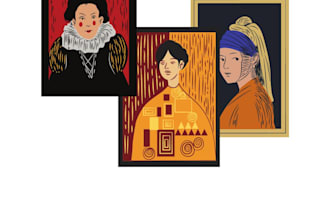 create eye catching wall frame art work and mockup
