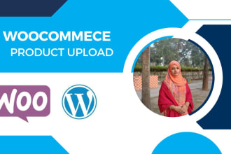 do woocommerce products upload and wordpress data entry