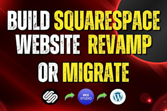 build squarespace website redesign or migrate squarespace to wix to wordpress