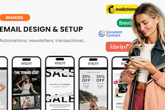 create email automations or newsletters for high conversions