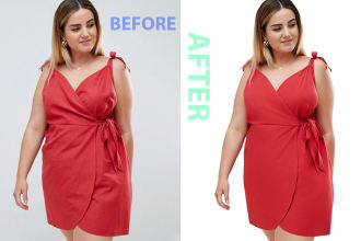do background removal and clothing crease, wrinkle remove