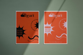 design a minimal but cool flyer