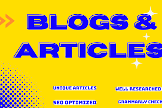 write contents for your blog