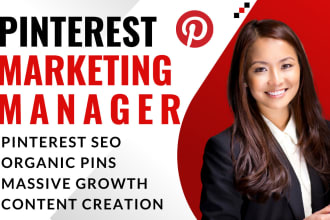 be your pinterest manager social media manager digital marketing expert