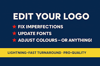 manually recreate and revamp your logo into high quality vector format