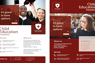 school flyer design for your educational event