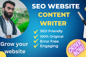 write SEO content for your website, affiliate article, blogs writing
