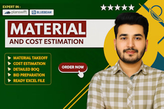 prepare quantity take off and boq using cesmm4 for your civil project